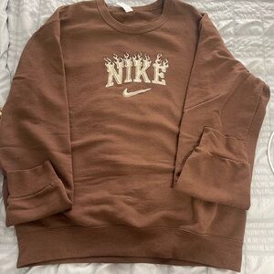 nike embroidered sweater